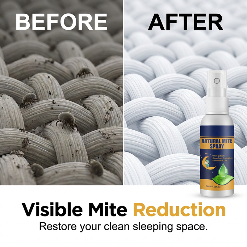 🥳Hot Sale - 50% OFF🔥!Natural Plant-Based Mite Removal Spray🌿✨
