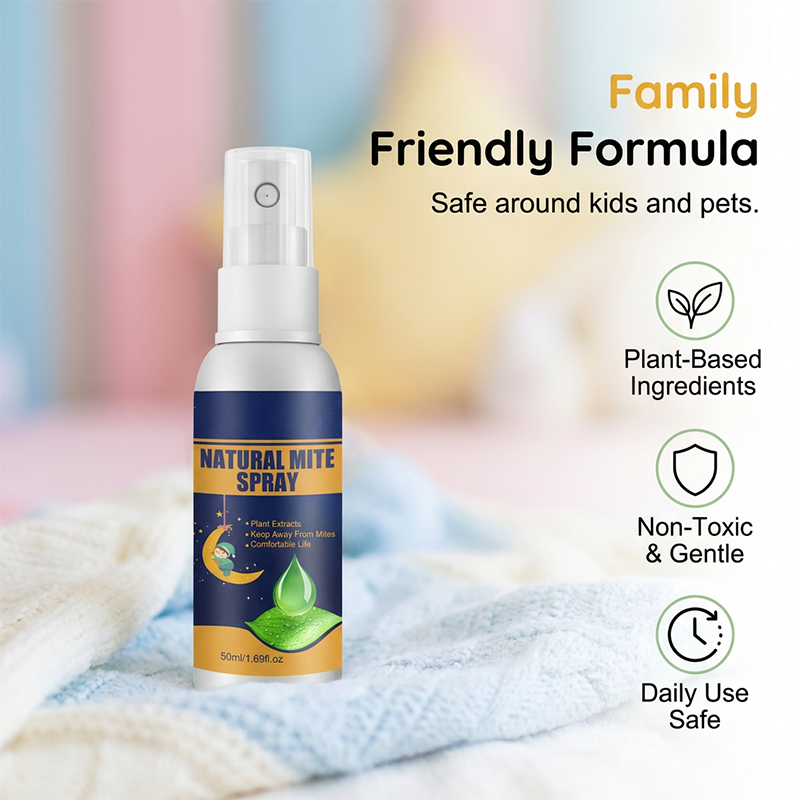 🥳Hot Sale - 50% OFF🔥!Natural Plant-Based Mite Removal Spray🌿✨