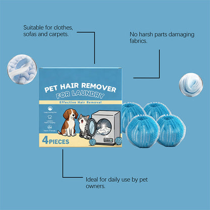 🥳2026 HOT SALE🥳💞50K+ SOLD!Reusable Pet Hair Remover Laundry Balls
