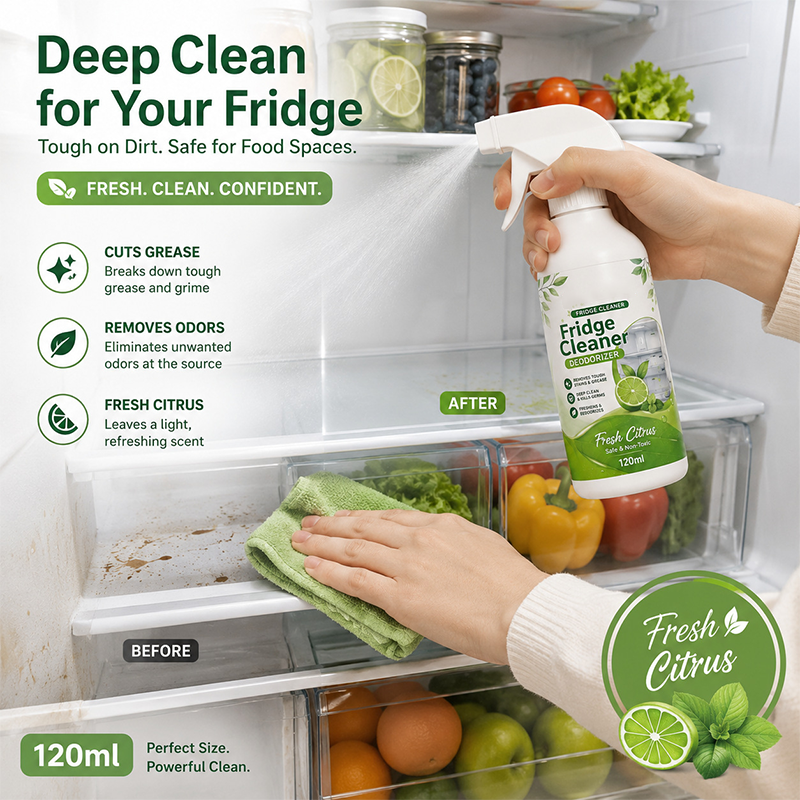 🔥Hot Sale - 50% OFF🔥🧊 Deep-Clean Refrigerator Interior Cleaner Spray