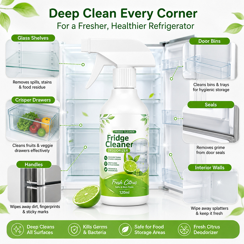 🔥Hot Sale - 50% OFF🔥🧊 Deep-Clean Refrigerator Interior Cleaner Spray