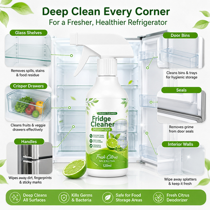 🔥Hot Sale - 50% OFF🔥🧊 Deep-Clean Refrigerator Interior Cleaner Spray