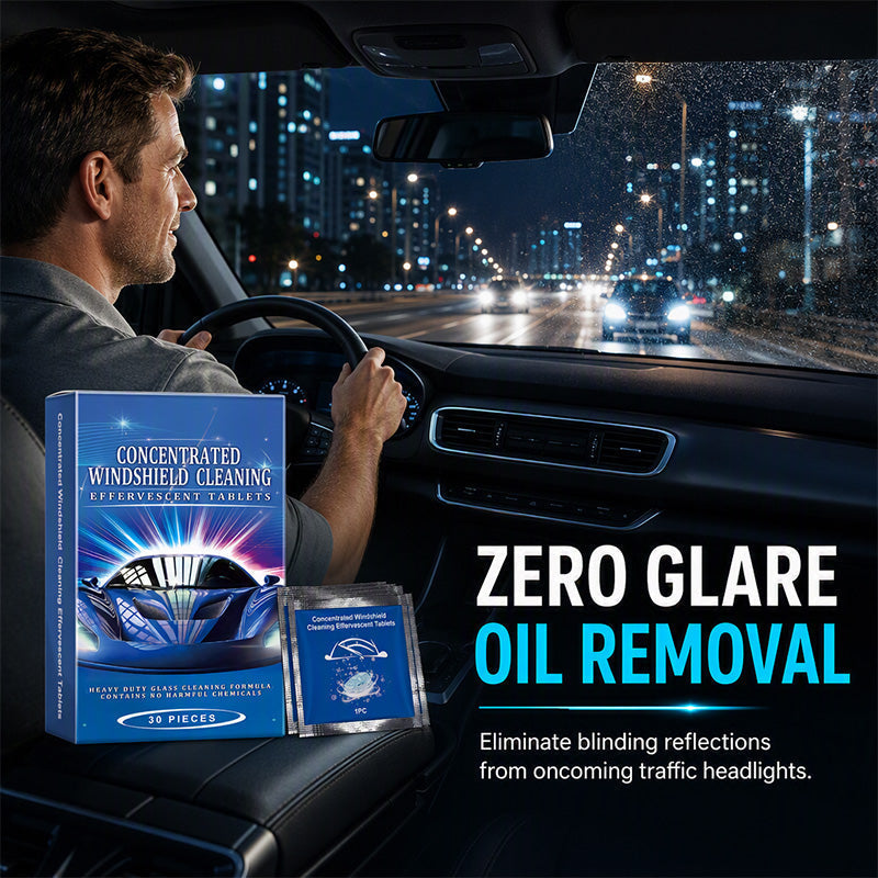 🔥Hot Sale - 50% OFF🔥⏰Car Windshield Cleaning Effervescent Tablets