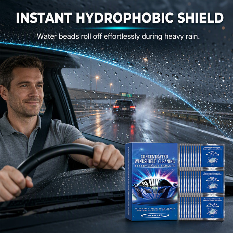 🔥Hot Sale - 50% OFF🔥⏰Car Windshield Cleaning Effervescent Tablets