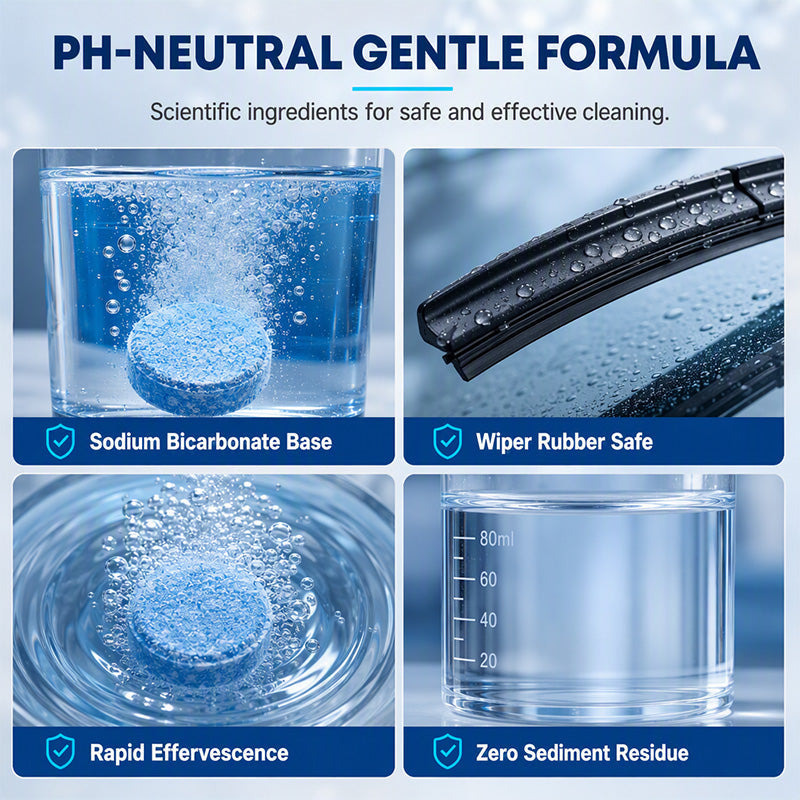 🔥Hot Sale - 50% OFF🔥⏰Car Windshield Cleaning Effervescent Tablets