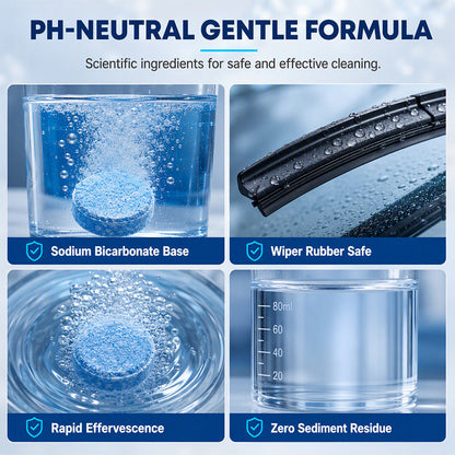 🔥Hot Sale - 50% OFF🔥⏰Car Windshield Cleaning Effervescent Tablets