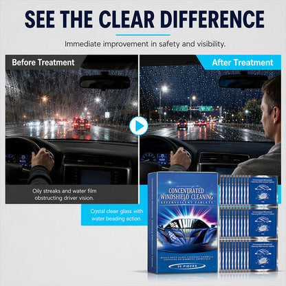 🔥Hot Sale - 50% OFF🔥⏰Car Windshield Cleaning Effervescent Tablets