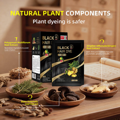🥳2026 HOT SALE🥳💞50K+ SOLD!4-in-1 Herbal Hair Dye Shampoo