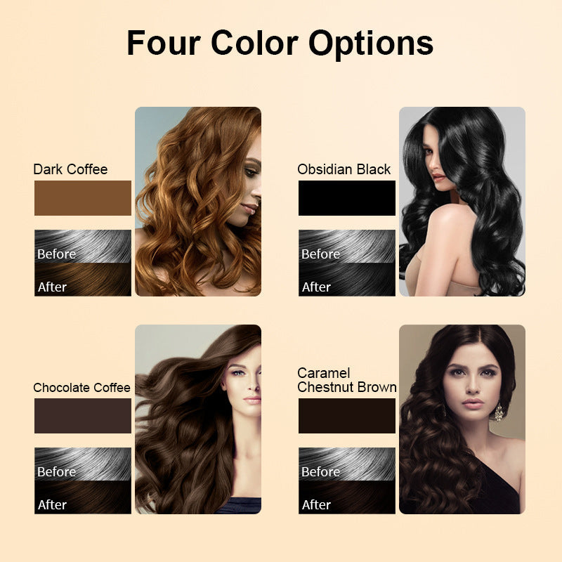 🥳2026 HOT SALE🥳💞50K+ SOLD!4-in-1 Herbal Hair Dye Shampoo
