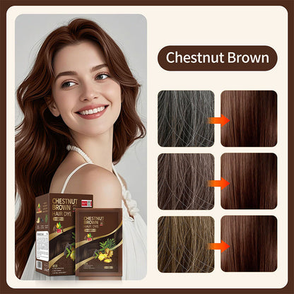 🥳2026 HOT SALE🥳💞50K+ SOLD!4-in-1 Herbal Hair Dye Shampoo