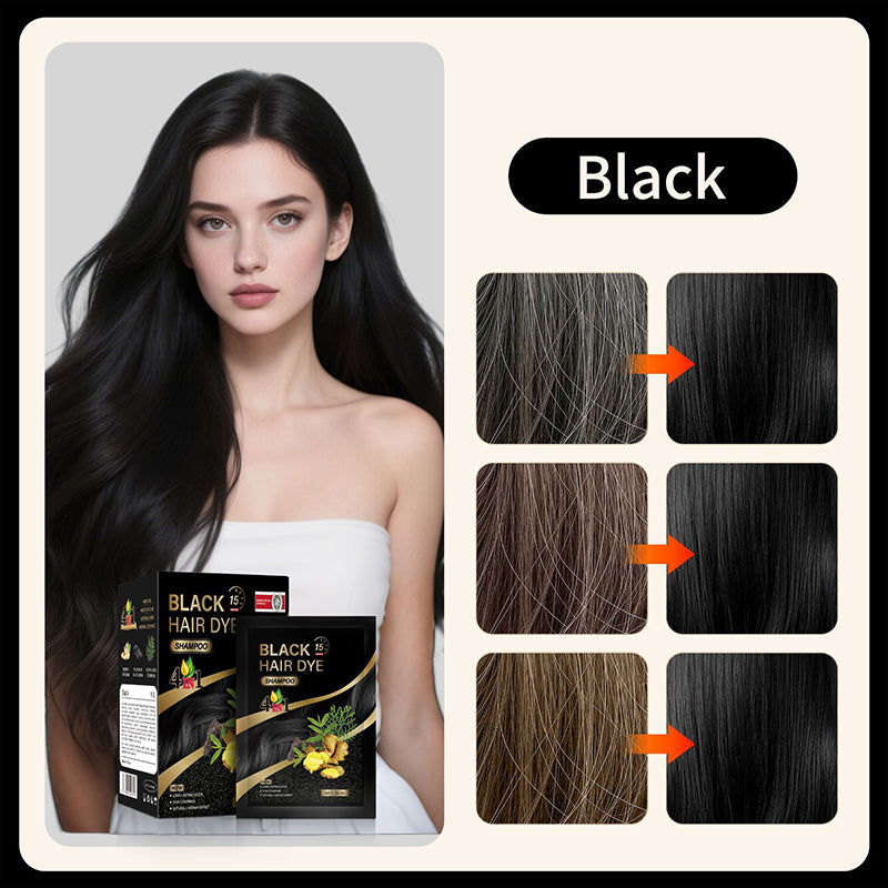 🥳2026 HOT SALE🥳💞50K+ SOLD!4-in-1 Herbal Hair Dye Shampoo