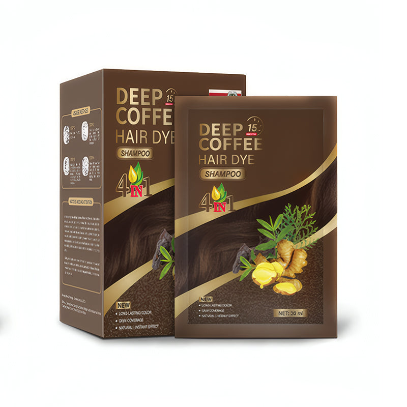 🥳2026 HOT SALE🥳💞50K+ SOLD!4-in-1 Herbal Hair Dye Shampoo