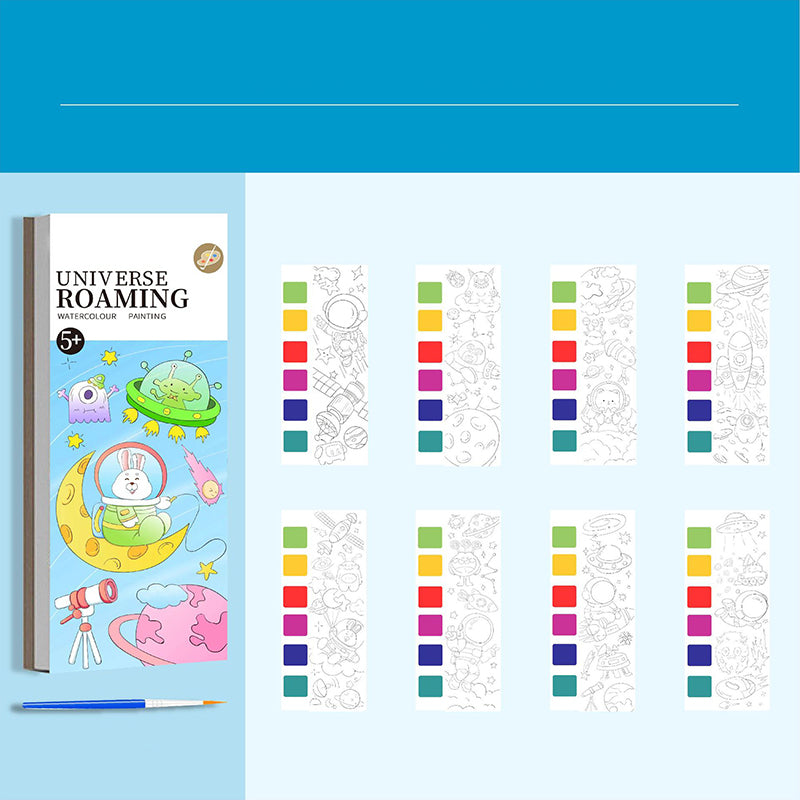 🥳2026 HOT SALE🥳💞50K+ SOLD!Pocket Watercolor Painting Book for Kids