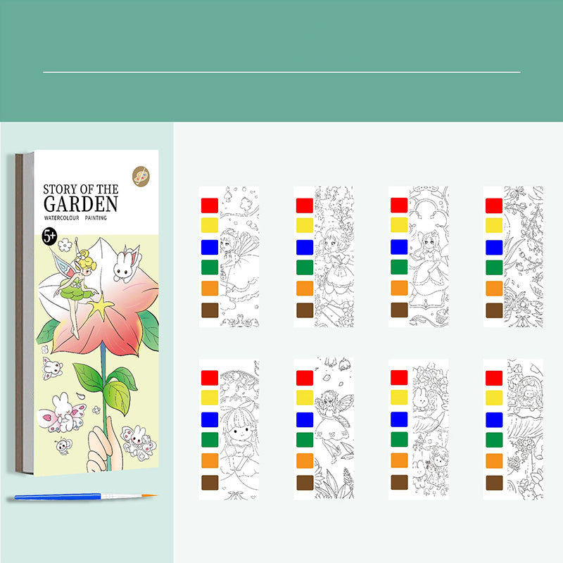 🥳2026 HOT SALE🥳💞50K+ SOLD!Pocket Watercolor Painting Book for Kids