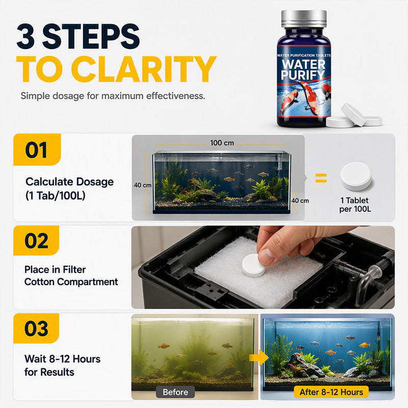 🔥Hot Sale🔥Professional Aquarium Water Purification Tablets