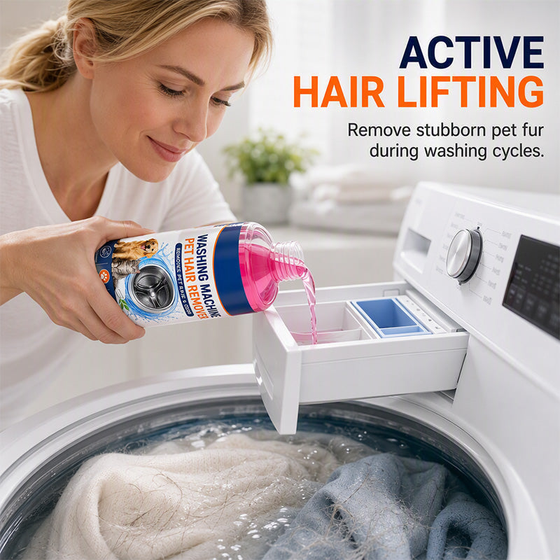 🔥Hot Sale - 50% OFF🔥Deep Clean Washers Instantly! No-Odor 4-in-1 Pet Hair Laundry Cleaner