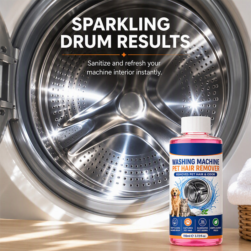 🔥Hot Sale - 50% OFF🔥Deep Clean Washers Instantly! No-Odor 4-in-1 Pet Hair Laundry Cleaner