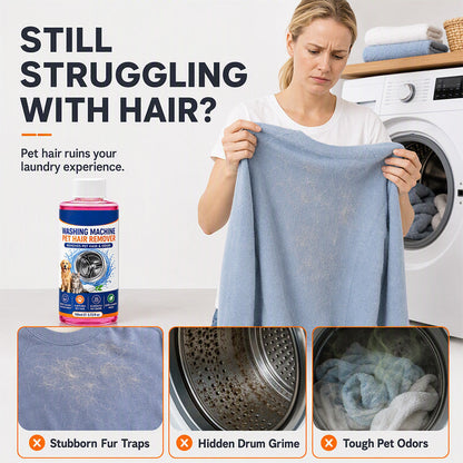 🔥Hot Sale - 50% OFF🔥Deep Clean Washers Instantly! No-Odor 4-in-1 Pet Hair Laundry Cleaner
