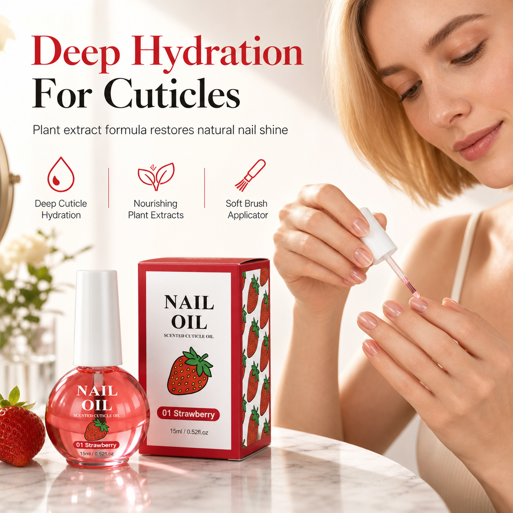 🥳 2026 Hot Sale - 50% OFF🥳💞 Over 10,000 sold! Cuticle Care Oil—Deeply moisturizing, available in 6 scents, and comes with a precision brush. Get healthy, beautiful nails—hurry and grab yours now! ✅