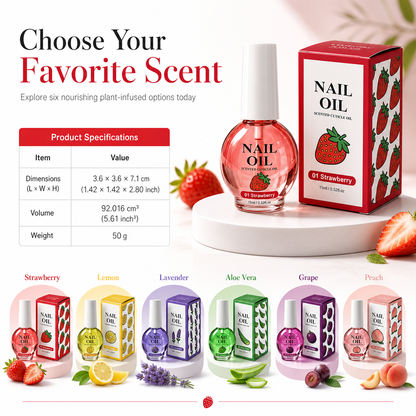 🥳 2026 Hot Sale - 50% OFF🥳💞 Over 10,000 sold! Cuticle Care Oil—Deeply moisturizing, available in 6 scents, and comes with a precision brush. Get healthy, beautiful nails—hurry and grab yours now! ✅