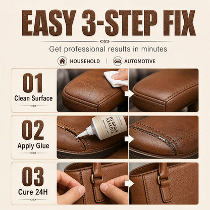 🔥Hot Sale - 50% OFF🔥Quick Drying Waterproof Leather Adhesive