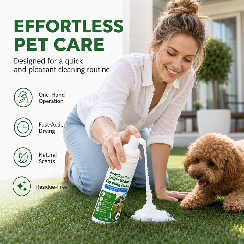 🥳2026 HOT SALE🥳Pet Artificial Grass Urine Scale Cleaning Foam