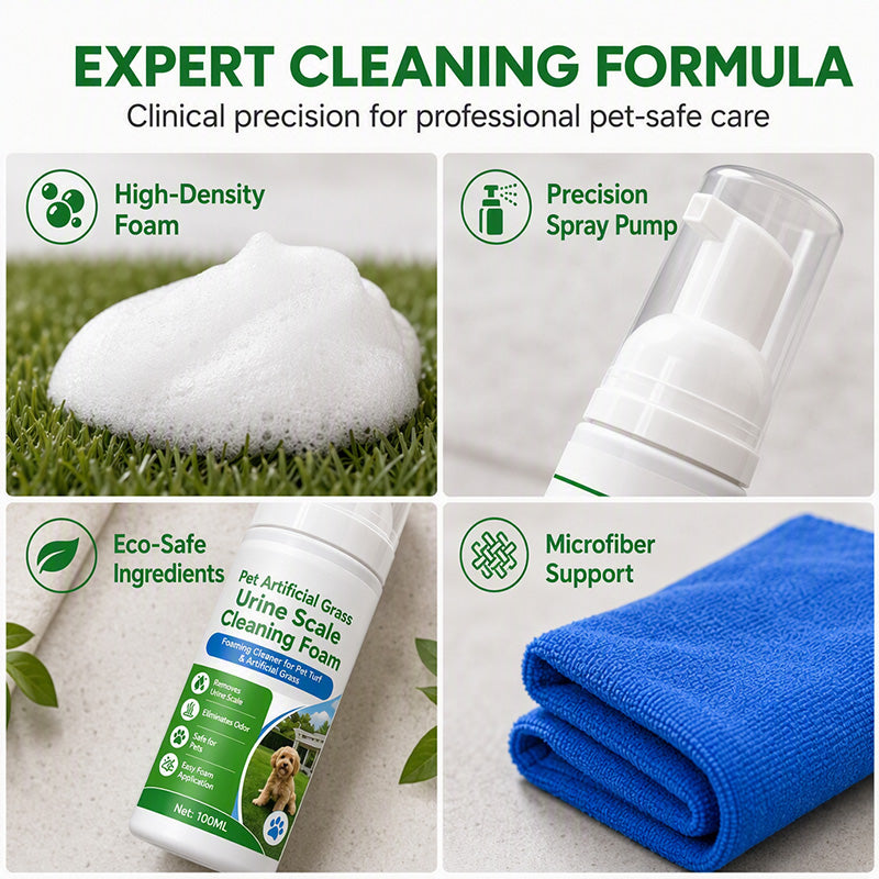 🥳2026 HOT SALE🥳Pet Artificial Grass Urine Scale Cleaning Foam