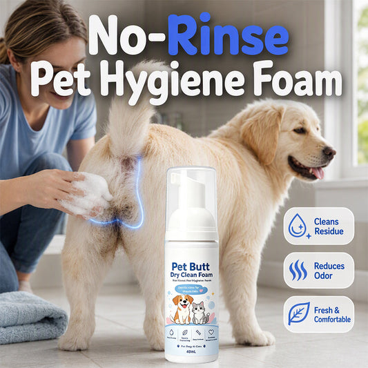 🐱2026 HOT SALE🐶No-Rinse Pet Butt Dry Clean Foam for Dogs & Cats🐾