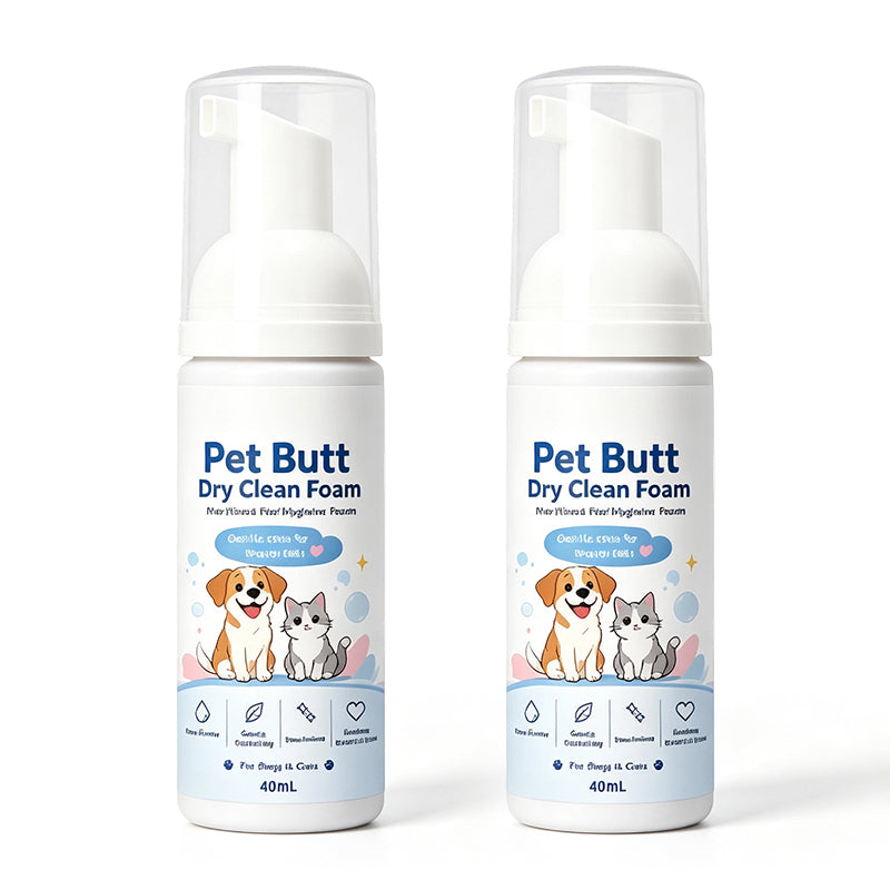 🐱2026 HOT SALE🐶No-Rinse Pet Butt Dry Clean Foam for Dogs & Cats🐾