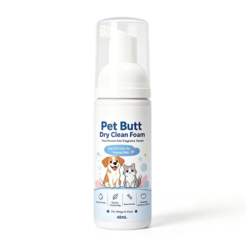 🐱2026 HOT SALE🐶No-Rinse Pet Butt Dry Clean Foam for Dogs & Cats🐾
