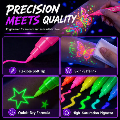 UV-Reactive Pens for Party Art – product image